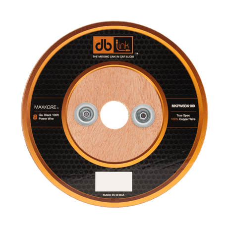 DB Link MKPW8BK100 : 8 Gauge Black 100 ft. Maxkore Power Wire Roll