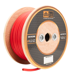 DB Link MKPW8R100 : 8 Gauge Red 100 ft. Maxkore Power Wire Roll