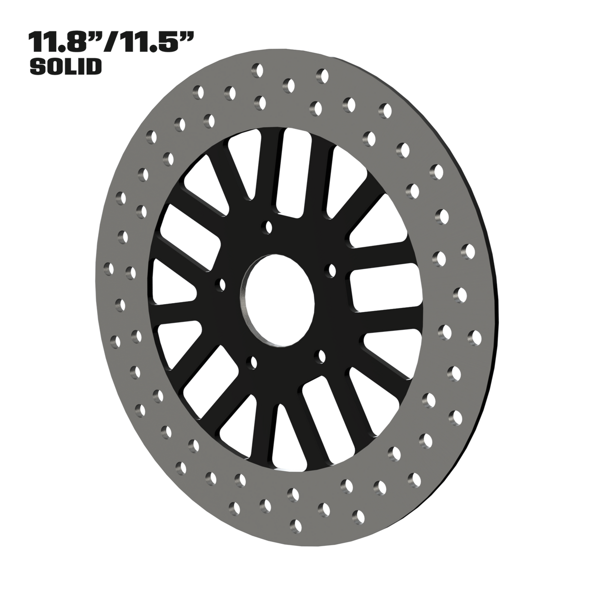 Money Maker 11" solid rotor in black