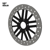 Money Maker 13" solid rotor in black
