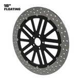 Money Maker 18" floating rotor in black