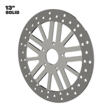 Money Maker 13" solid rotor in polished