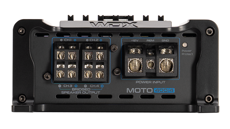 DB Drive MOTO400/4 : WDX MOTO 4-Channel Class D Amplifier