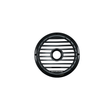 Diamond Audio 10" Black Marine Subwoofer Grill w/LED (Single) - MS10GRLB