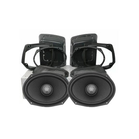 Diamond Audio 1998-2013 Harley Davidson® Cut In Speaker Lid Kit with HXM69F4BK (4Ω) - MSHXM69F4BKLK13