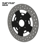 Muscle 11" solid rotor in black