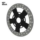 Muscle 13" solid rotor in black