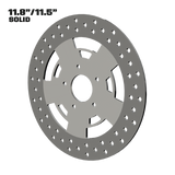 Muscle 11" solid rotor in polished