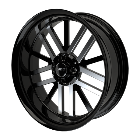 Money Maker Harley Trike Black Double Cut Wheels