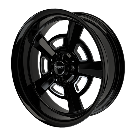 Muscle Harley Trike Black Double Cut Wheels