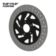 Narcos 11" floating rotor in black