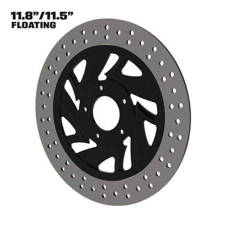 Narcos 11" floating rotor in black