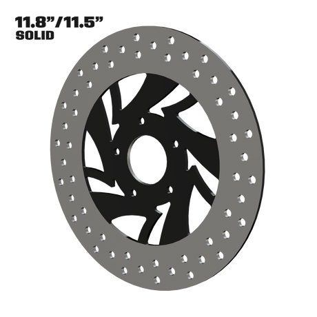 Narcos 11" solid rotor in black