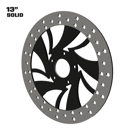 Narcos 13" solid rotor in black