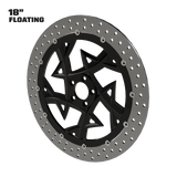 Narcos 18" floating rotor in black