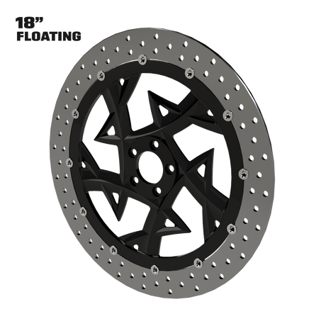 Narcos 18" floating rotor in black
