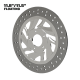 Narcos 11" floating rotor in polished