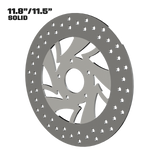 Narcos 11" solid rotor in polished