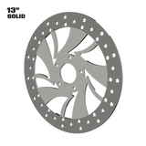 Narcos 13" solid rotor in polished