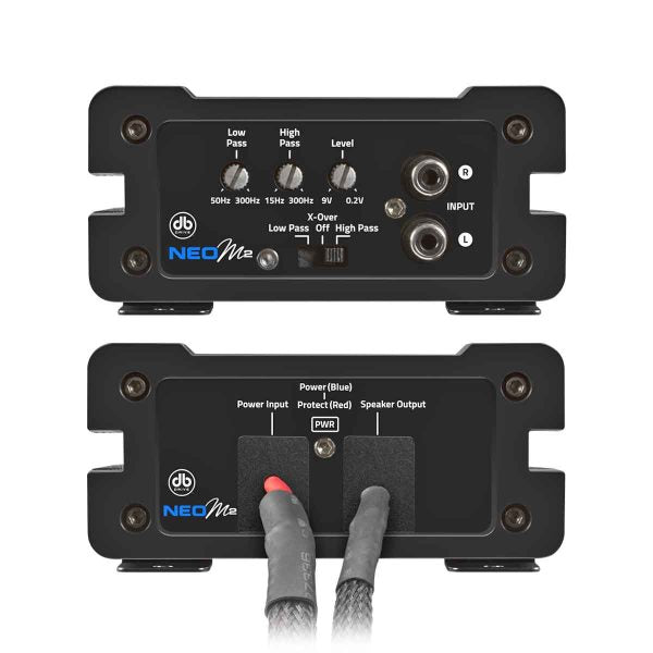DB Drive NEO-M2 : Marine NEO 2-Channel Class D Mini Amplifier