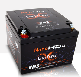 LIMITLESS LITHIUM Nano -HDv2 30AH Motorcycle Battery