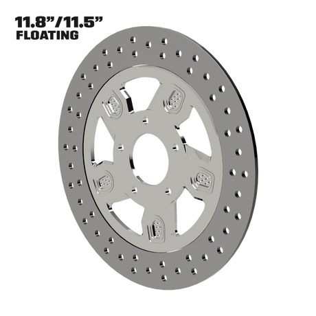 Octane 11" floating rotor in polished