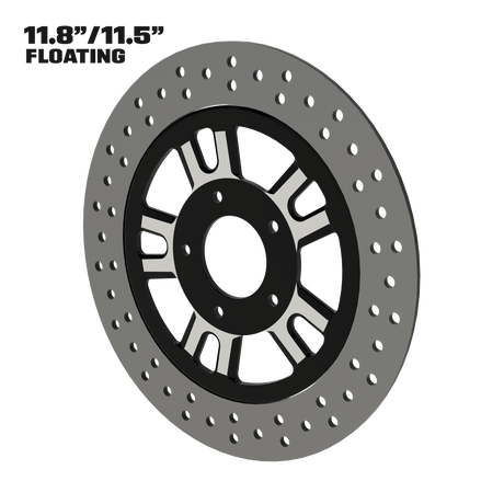 OG.01 11" Floating Rotor in Black Contrast Cut