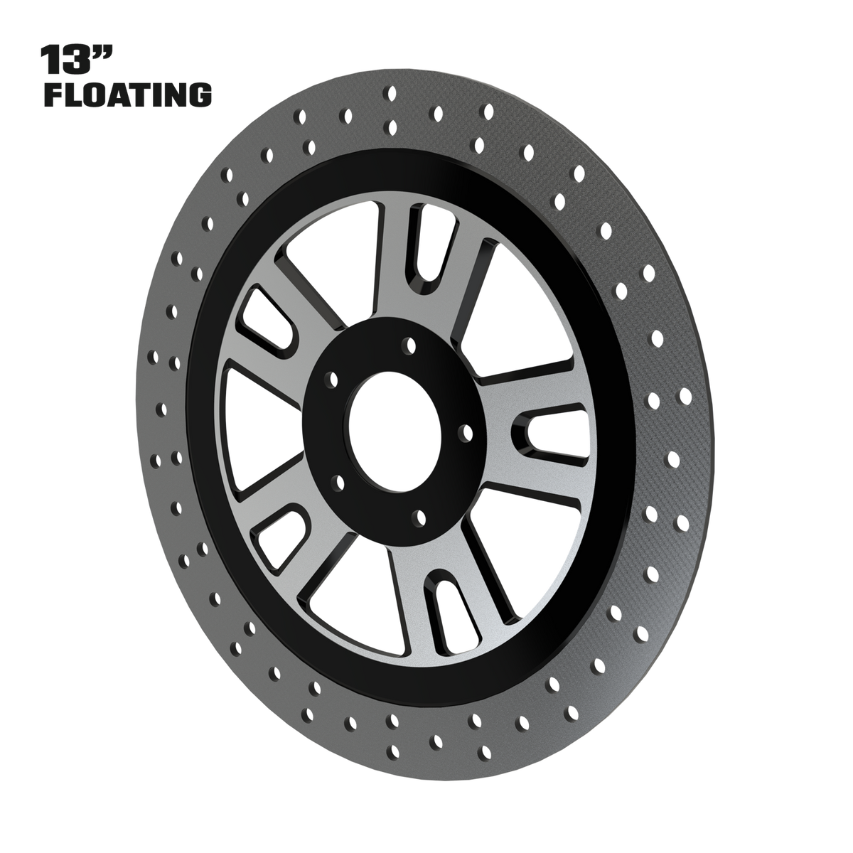 OG.01 13" Floating Rotor in Black Contrast Cut