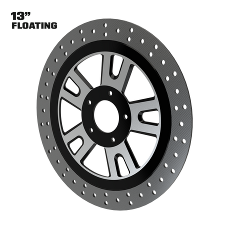 OG.01 13" Floating Rotor in Black Contrast Cut