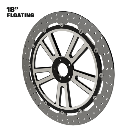 OG.01 18" Floating Rotor in Black Contrast Cut