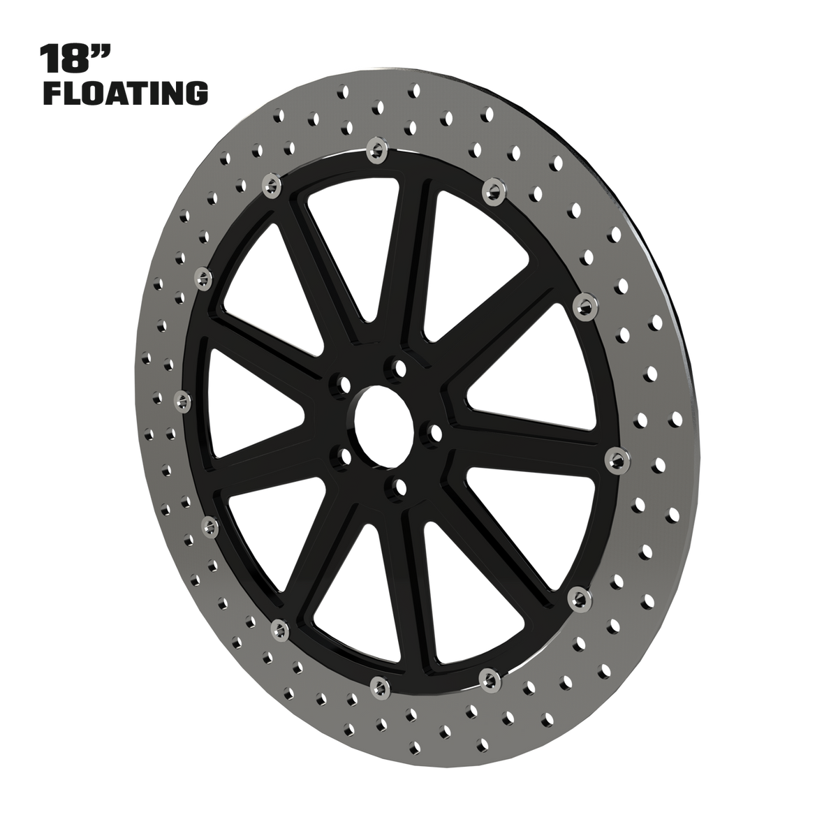 OG.02 18" Floating Rotor in Black