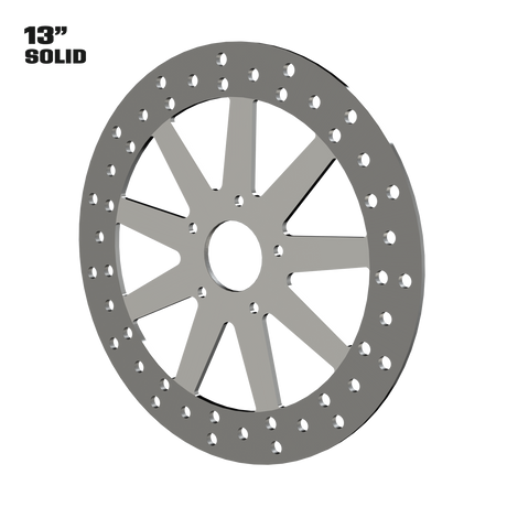 OG.02 13" Solid Rotor in Polished