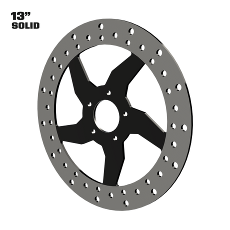 OG.03 13" Solid Rotor in Black