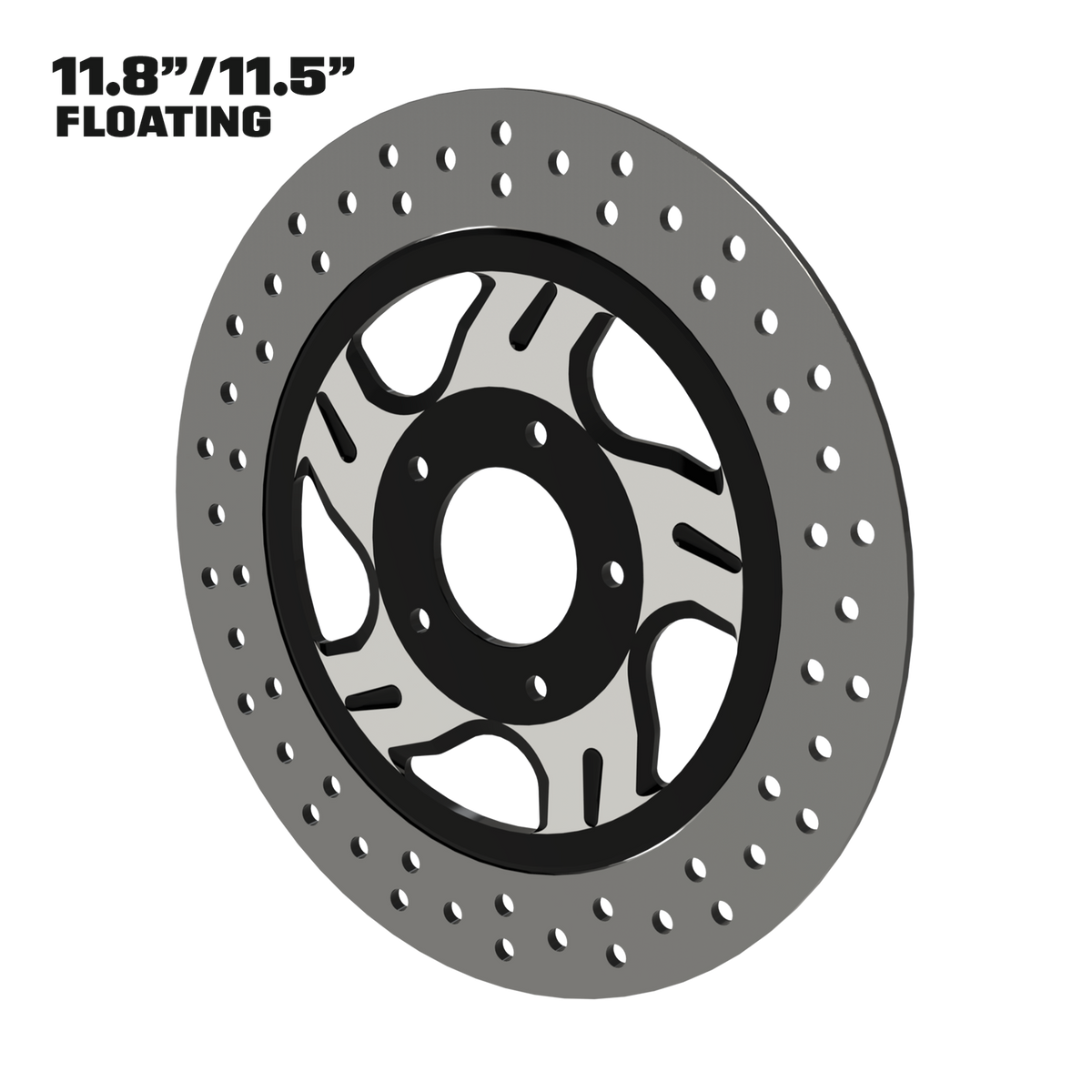 OG.03 11" Floating Rotor in Black Contrast Cut