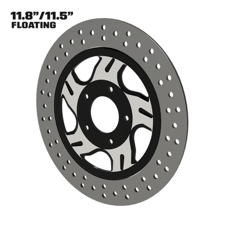 OG.03 11" Floating Rotor in Black Contrast Cut