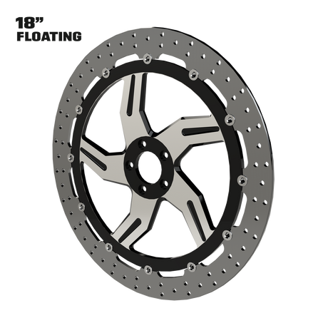 OG.03 18" Floating Rotor in Black Contrast Cut