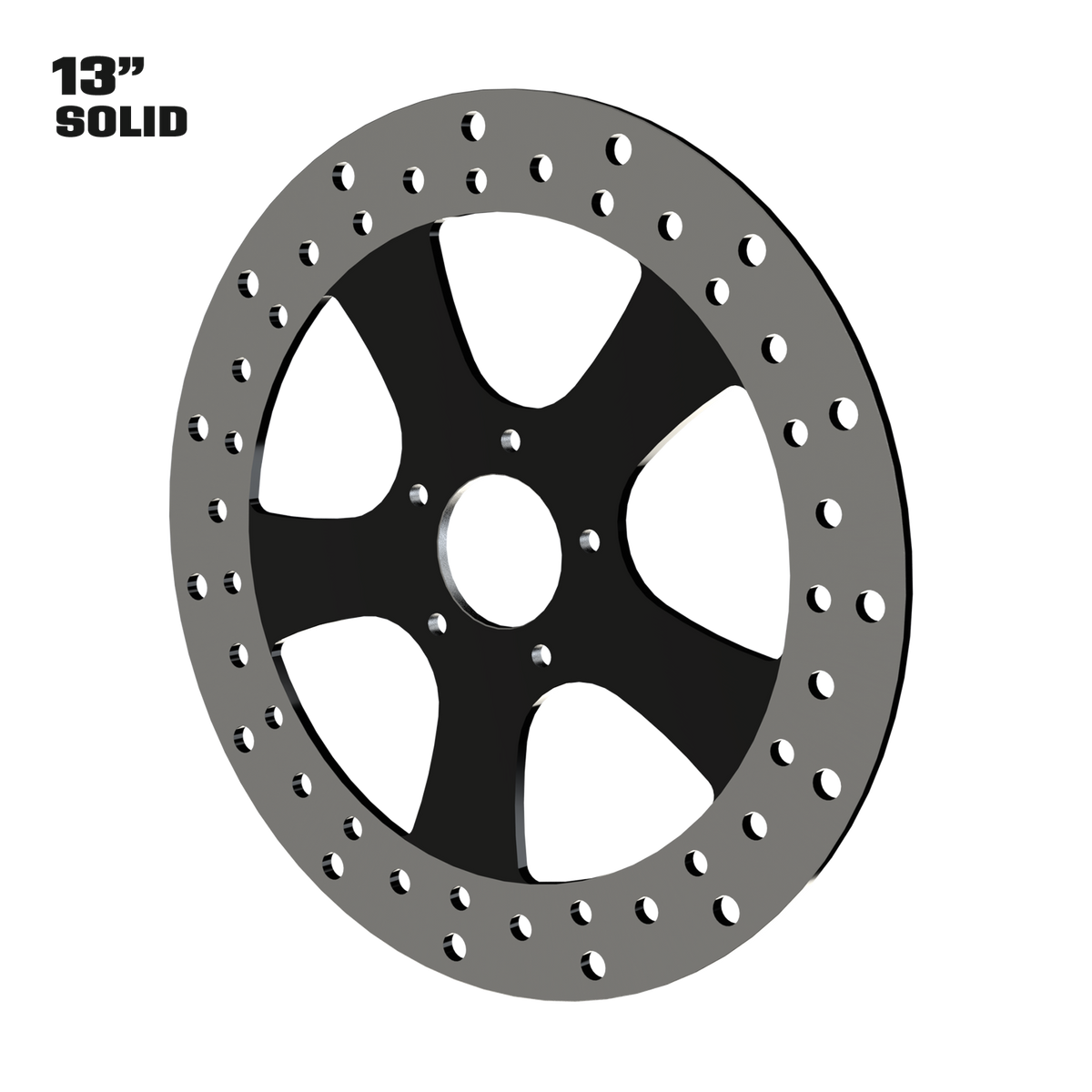OG.04 13" Solid Rotor in Black
