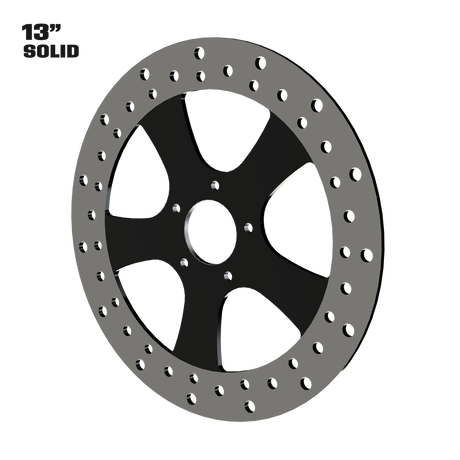 OG.04 13" Solid Rotor in Black
