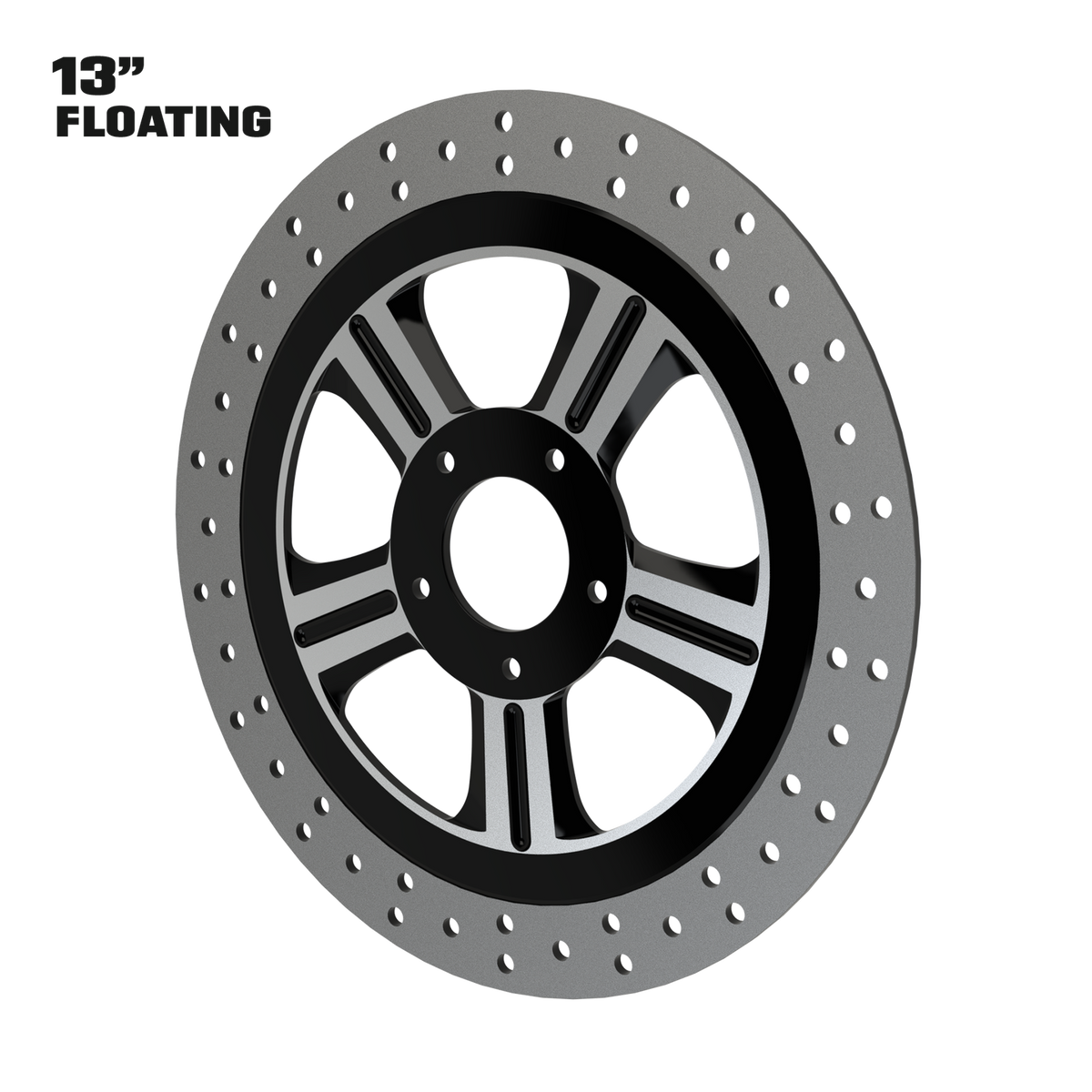 OG.04 13" Floating Rotor in Black Contrast Cut