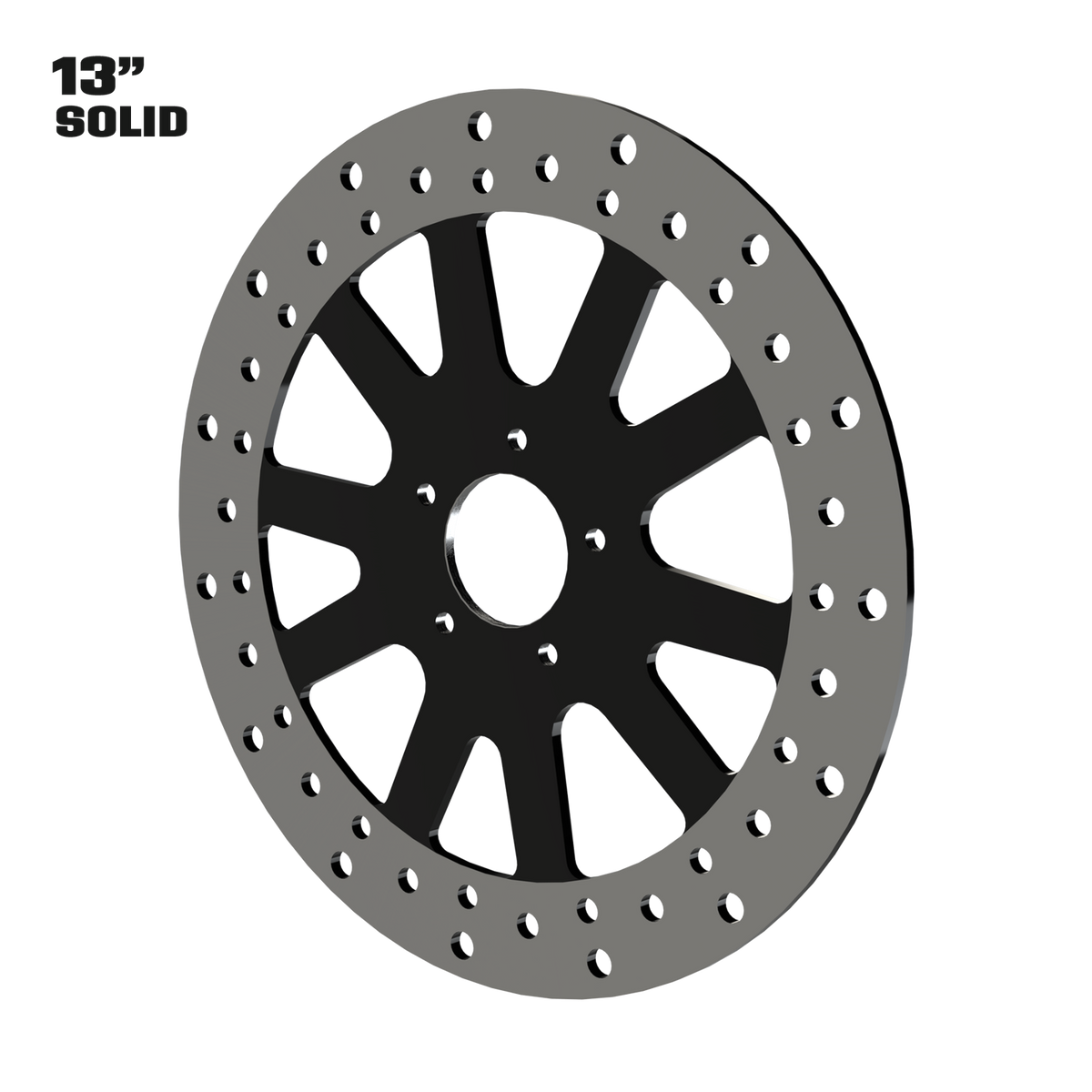 OG.07 13" Solid Rotor in Black