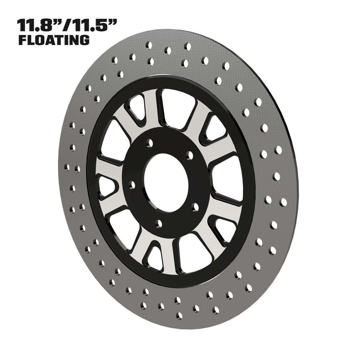 OG.07 11" Floating Rotor in Black Contrast Cut