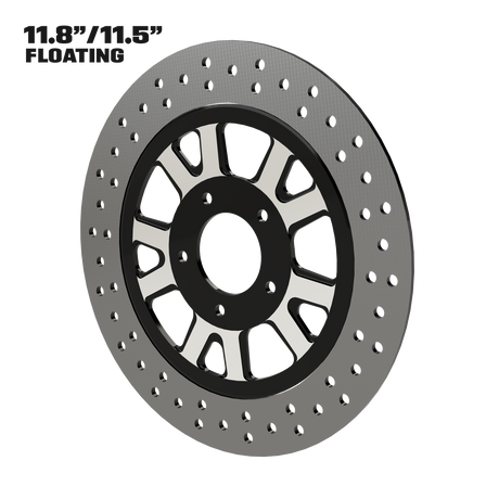 OG.07 11" Floating Rotor in Black Contrast Cut