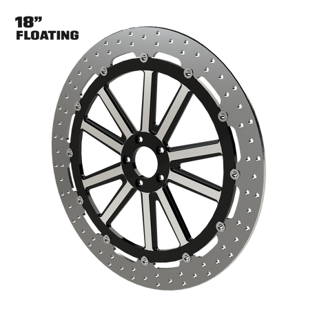 OG.07 18" Floating Rotor in Black Contrast Cut