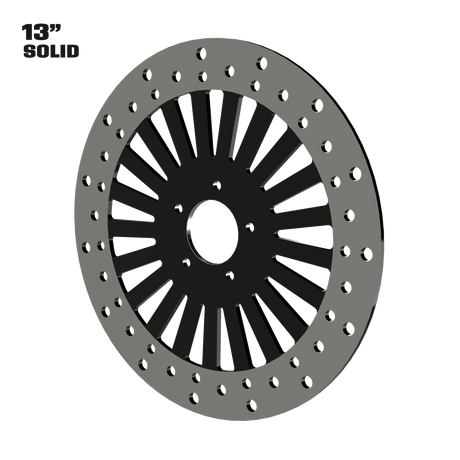 OG.08 13" Solid Rotor in Black