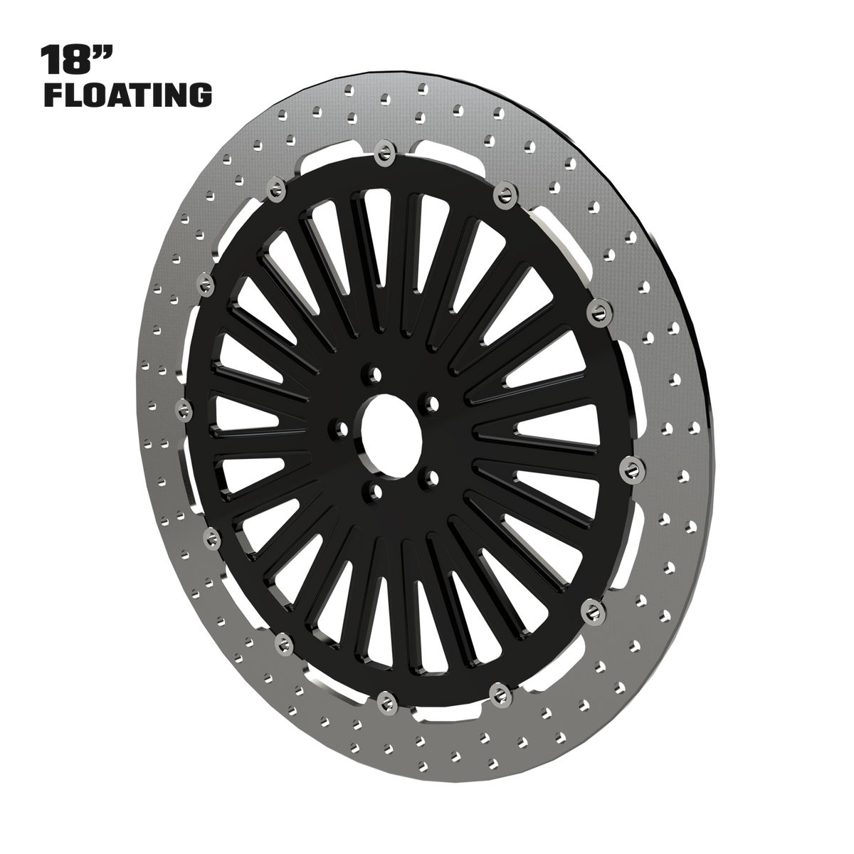 OG.08 18" Floating Rotor in Black