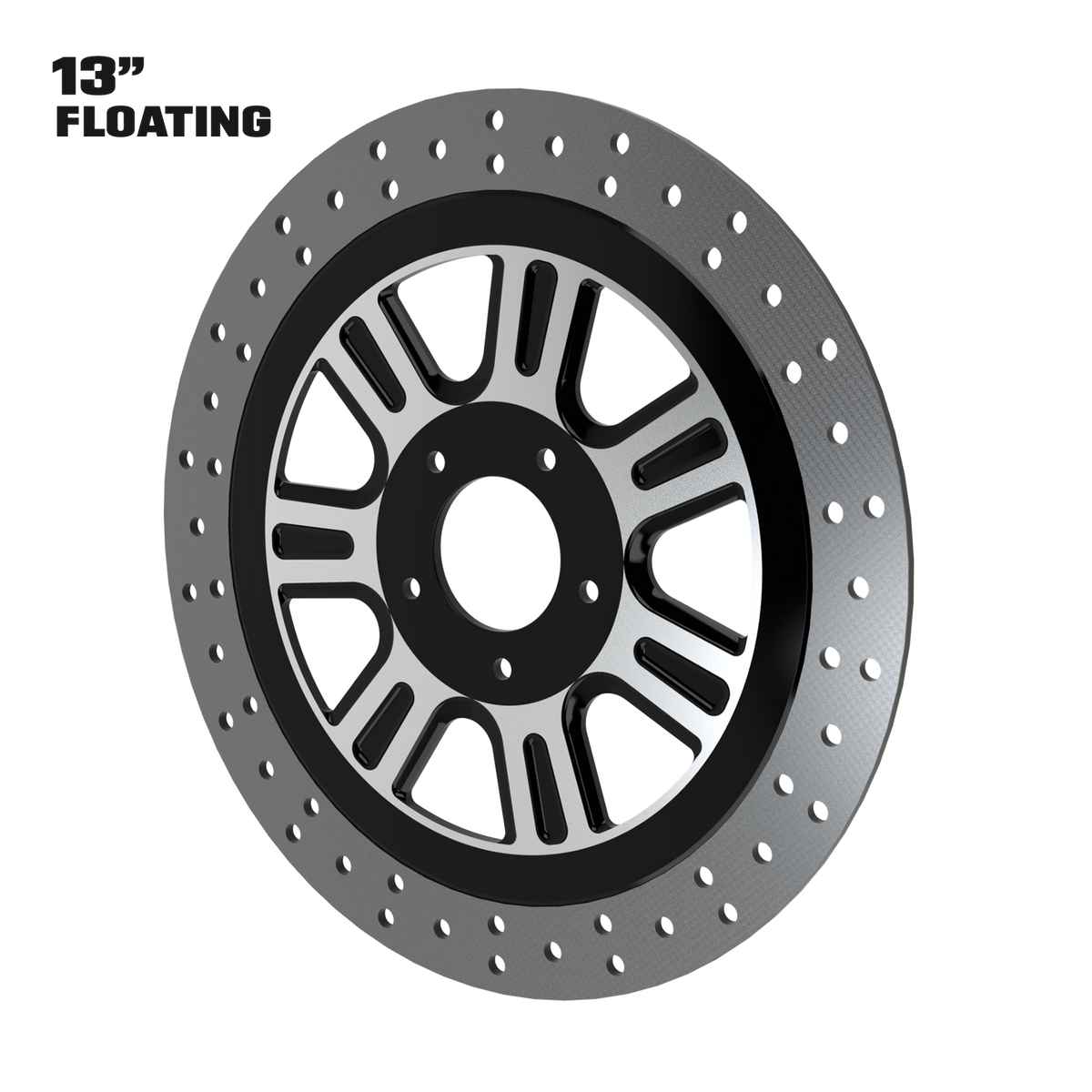 OG.10 13" Floating Rotor in Black Contrast Cut