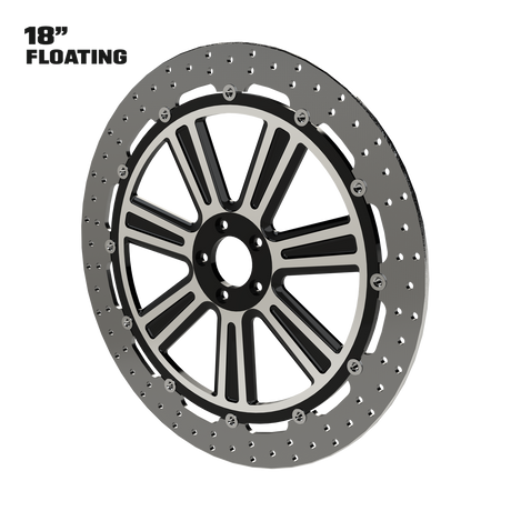 OG.10 18" Floating Rotor in Black Contrast Cut