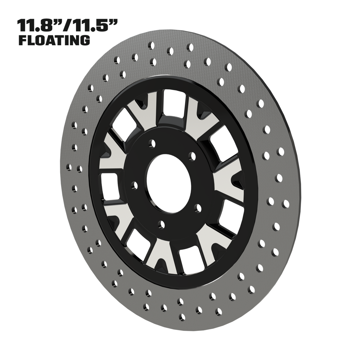 OG.11 11" Floating Rotor in Black Contrast Cut
