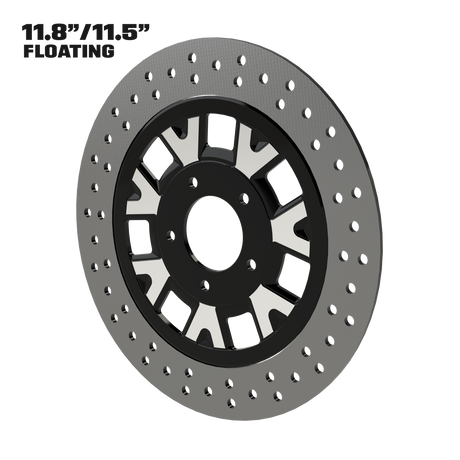 OG.11 11" Floating Rotor in Black Contrast Cut