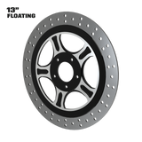 OG.13 13" Floating Rotor in Black Contrast Cut
